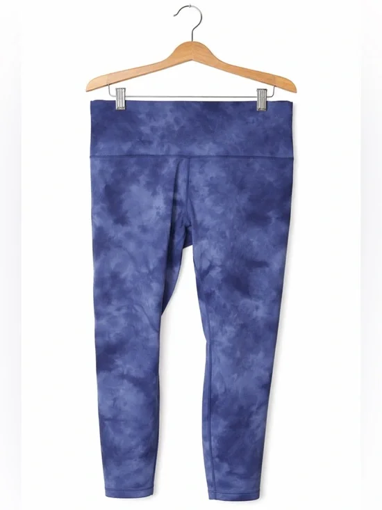 Lululemon Wunder Train High-Rise Tight 25" *Diamond Dye Naval Blue Size 14 - Picture 5 of 6